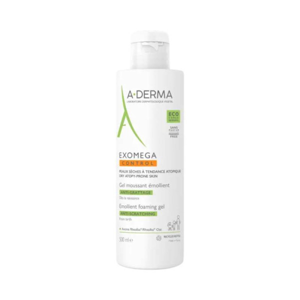 A-Derma Exomega Control Gel Espuma Emoliente 500ml